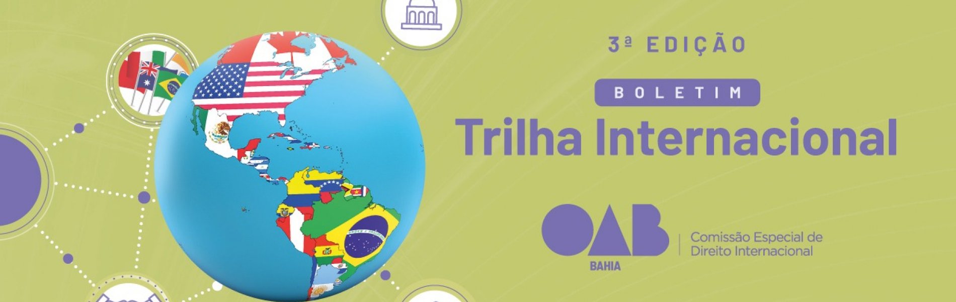 [OAB Bahia publica terceira edição do Boletim Trilha Internacional]