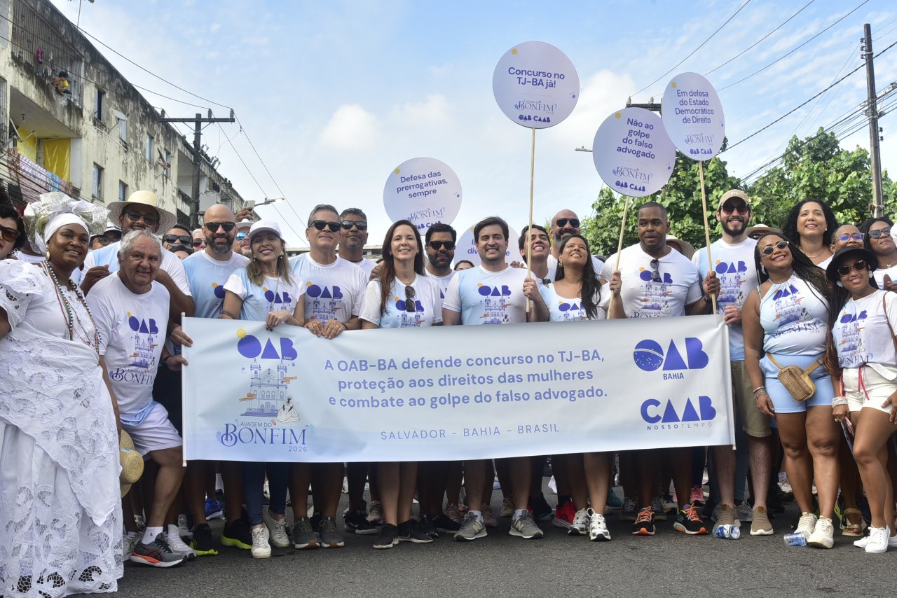 [Advocacia baiana participa do cortejo da Lavagem do Bonfim em ato de fé, tradição e afirmação institucional]