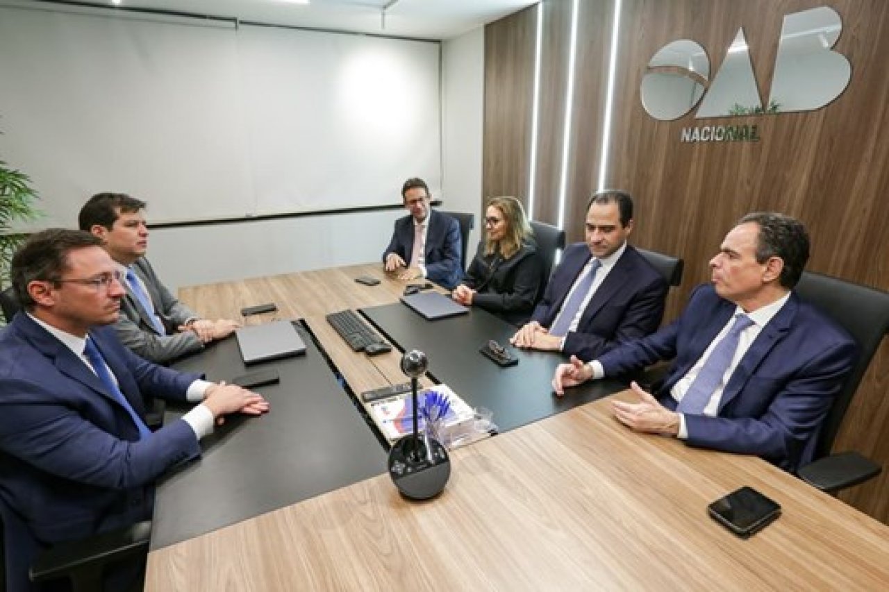 [Diretoria da OAB Nacional debate sustentação oral em visita institucional de conselheiros do CNJ]