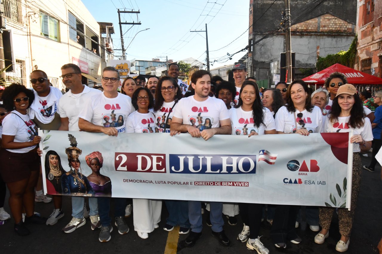 [OAB-BA participa das celebrações do 2 de Julho e reafirma compromisso com a democracia e a cidadania]